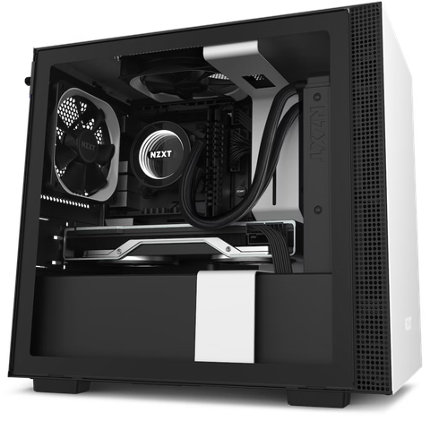 The NZXT H210 mini-ITX PC case.
