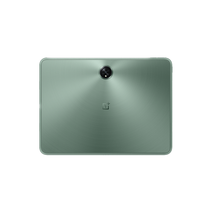 OnePlus Pad rear panel with circular camera module in Halo Green