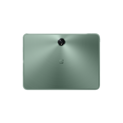 OnePlus Pad rear panel with circular camera module in Halo Green