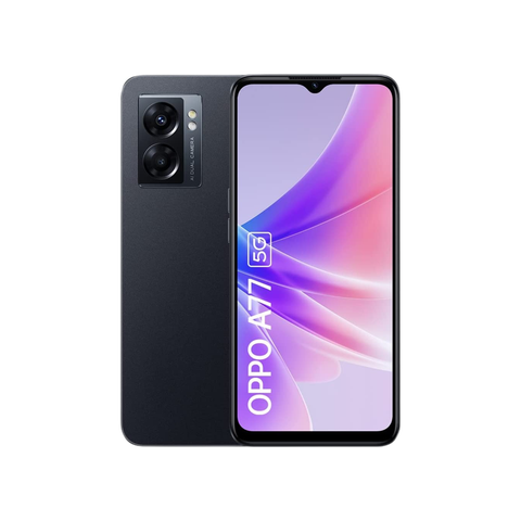 Oppo A77 on transparent background.