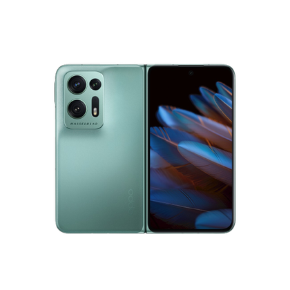 Oppo Find N2 on transparent background.