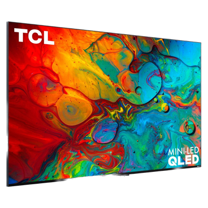 TCL Mini QLED with vibrant background