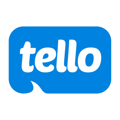 An image showing the logo of Tello Mobile.