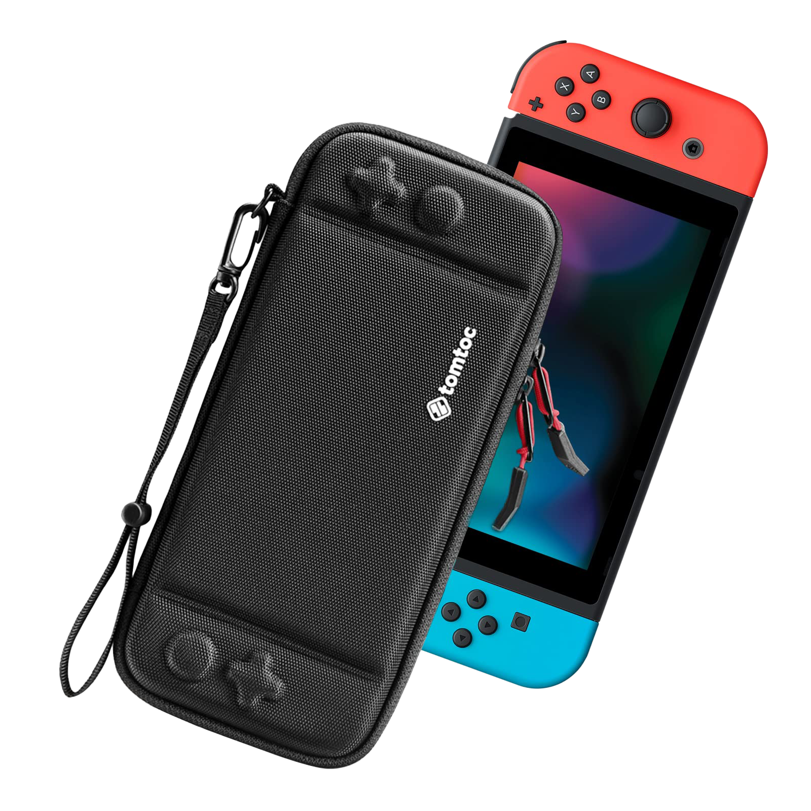 tomtoc Slim Carrying Case for Nintendo Switch / OLED Model, Protective  Switch Sleeve with 10 Game Cartridges, Hard Portable Travel Carry Case,  with