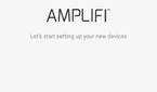 The AmpliFi app welcome screen