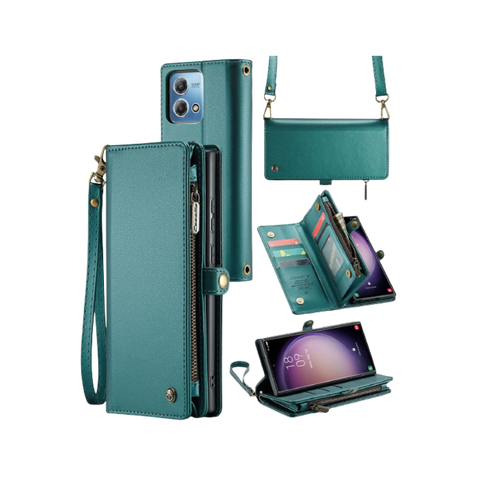 Asapdos Leather Wallet for Moto G Stylus 2023 on transparent background.