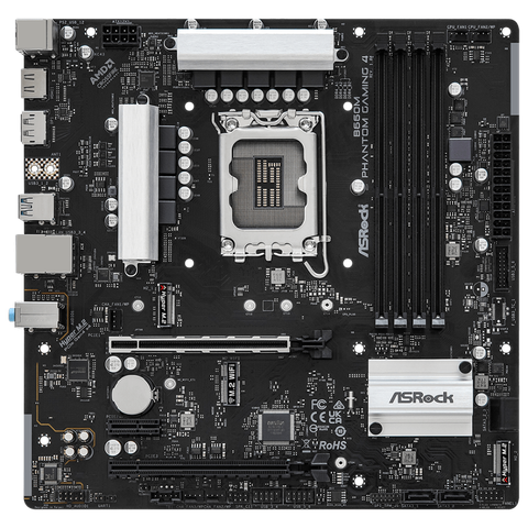The ASRock B660M Phantom Gaming 4 motherboard.