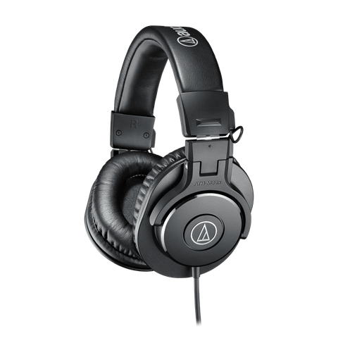 Product image of the Audio-Technica ATH-M30x on a transparent background.