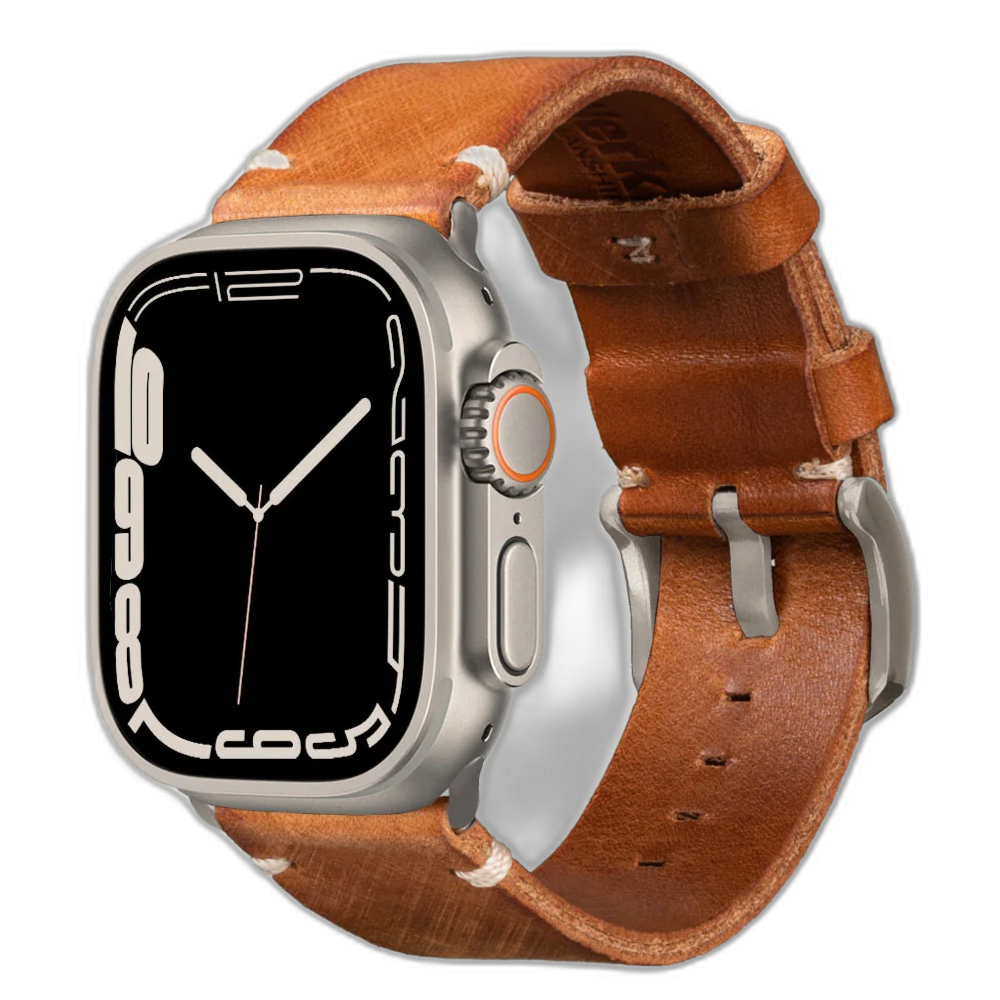 Luxury Vintage Leather Wrist Bracelet Watch Band Strap for Apple