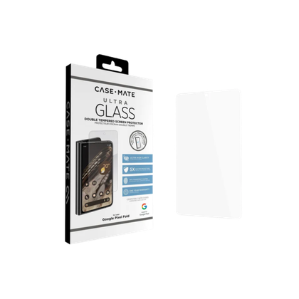 Case-Mate Ultra Glass for Pixel Fold on transparent background.