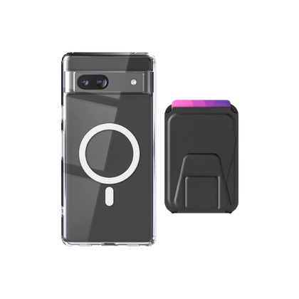 Encased Magnetic Wallet Case for Pixel 7a on transparent background.