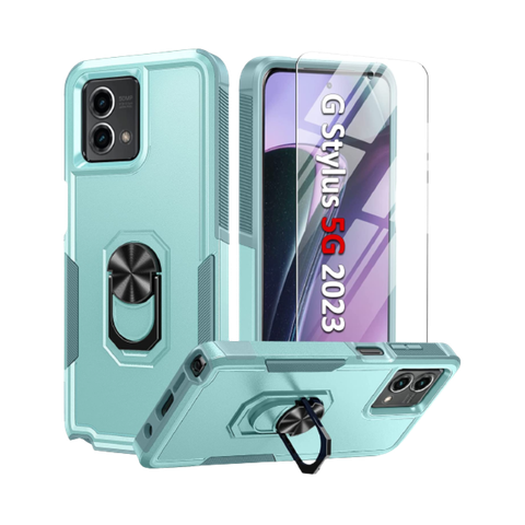 FNTCASE Rugged Case for Moto G Stylus 2023 on transparent background.