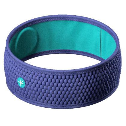 The HoomBand Bluetooth Sleep Headphones in purple.