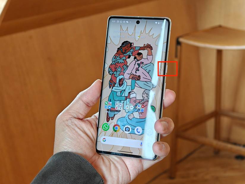 The Pixel 7 Pro's power button is too high up for my particular left-handed use. 