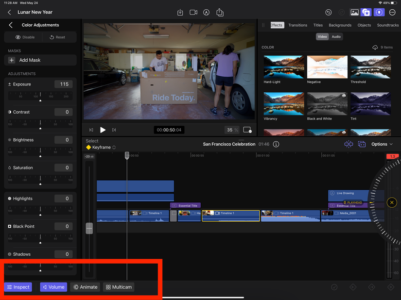 Final Cut Pro for iPad Pro