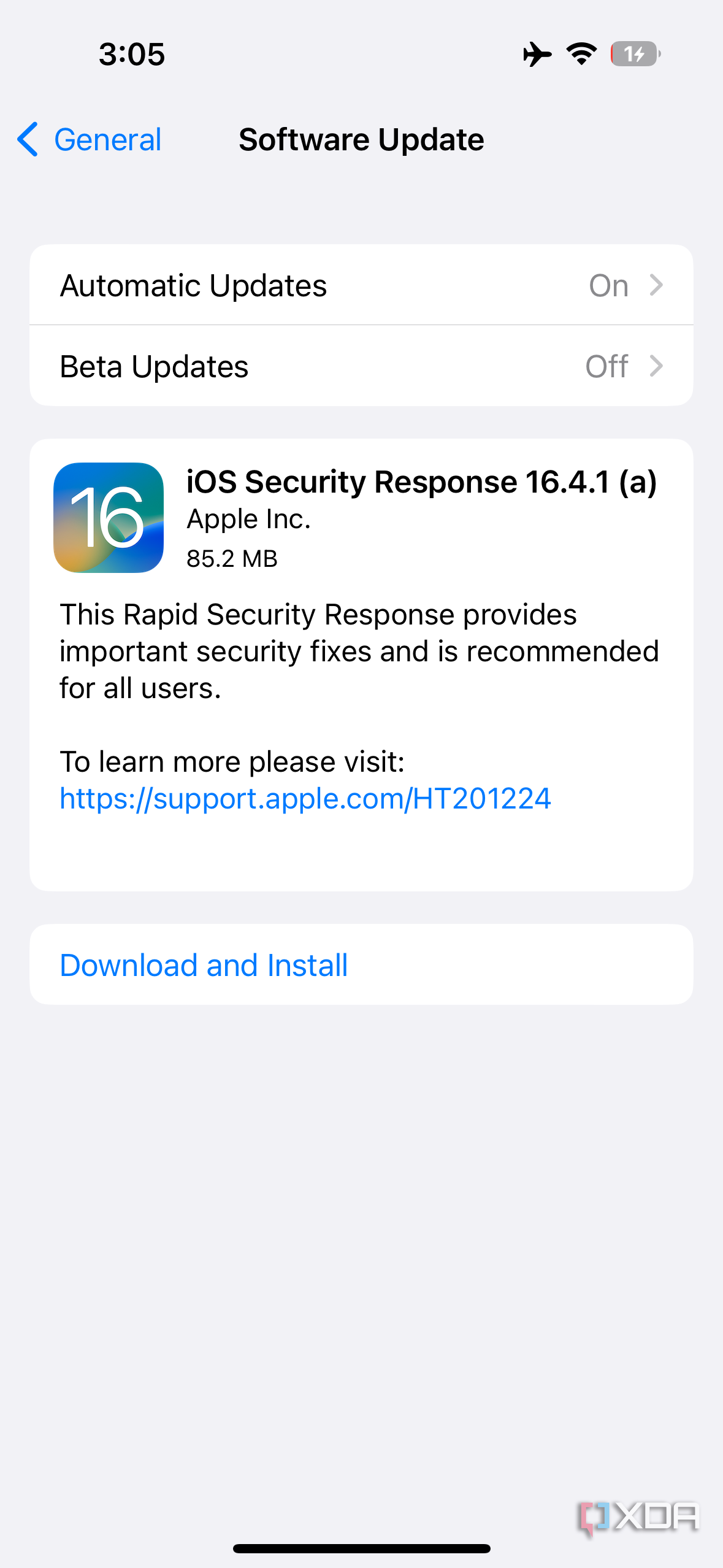 Apple releases Rapid Security Response for iOS 16.4.1