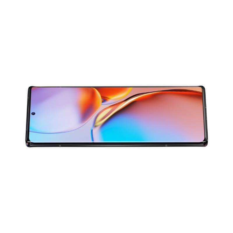 Moto Edge+ 2023 display on white background.