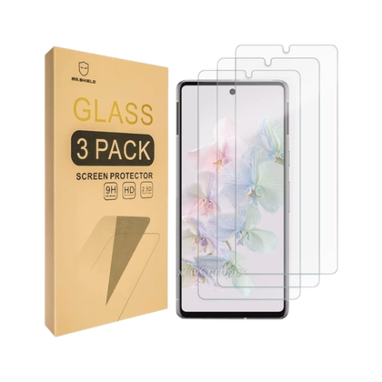 Mr.Shield Tempered Glass on transparent background.