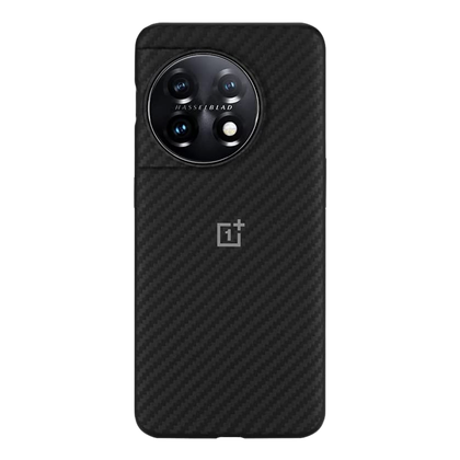 OnePlus Aramid Fiber Bumper for OnePlus 11 on transparent background.