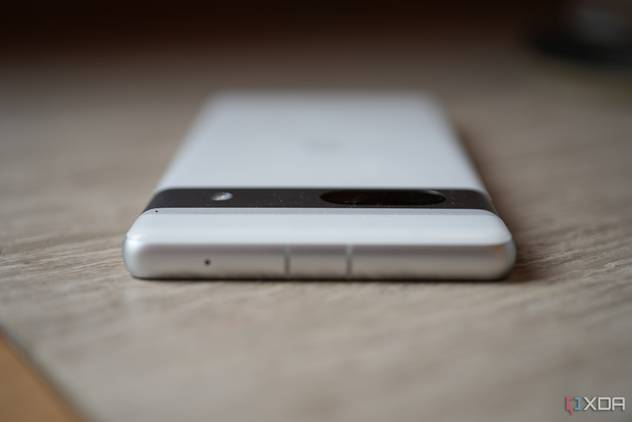 Pixel 7a from the top side