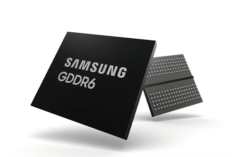 Samsung GDDR6 memory.
