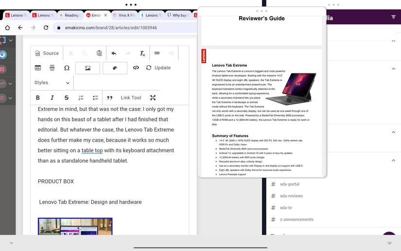 a screenshot of Lenovo's UI