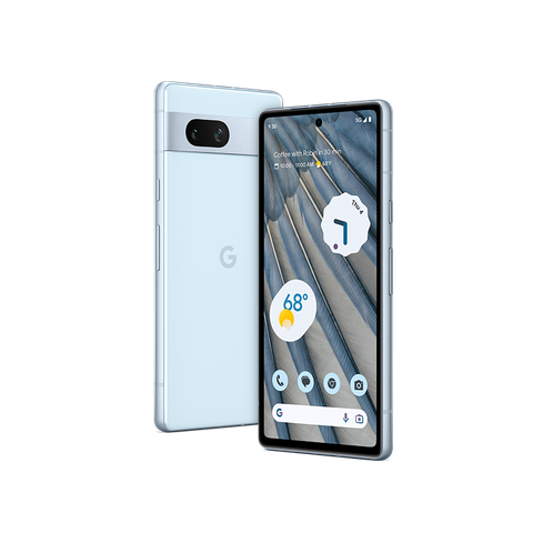 Sea Pixel 7a on transparent background
