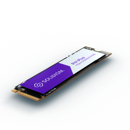 The Solidigm P41 Plus SSD.