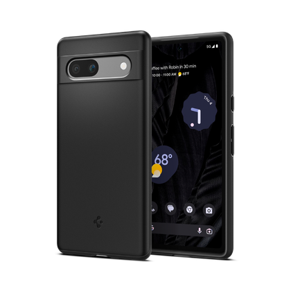 Spigen Thin Fit for Pixel 7a on transparent background.