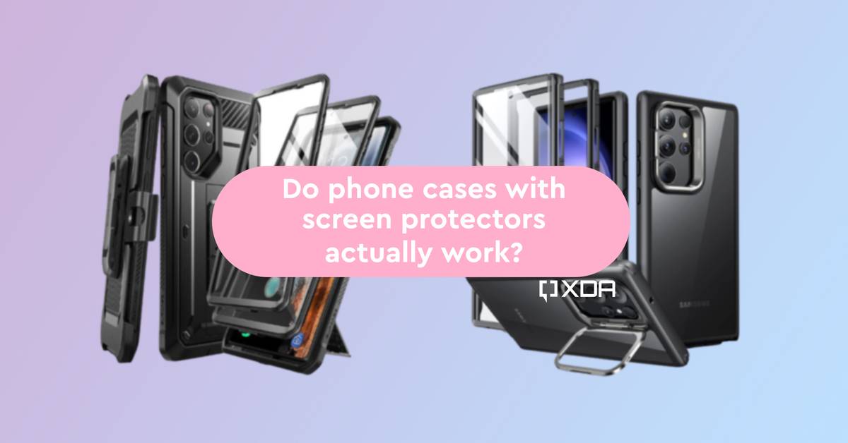 Do the screen protectors built into phone cases actually work? Do the screen protectors built into phone cases actually work?
