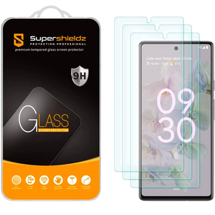 A render of the Supershieldz for Google Pixel 6a.