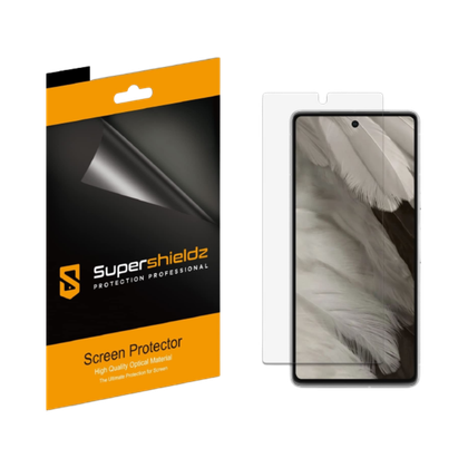 Supershieldz PET Film for Pixel 7a on transparent background.