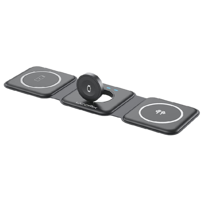 Ucomx 3-in-1 wireless charger on transparent background.