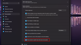 Screenshot of Windows 11 with seconds on the taskbar clock