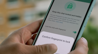 User locking chats using fingerprint with new WhatsApp Chat Lock