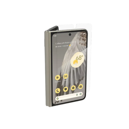 Zagg Glass Elite for Pixel Fold on transparent background.