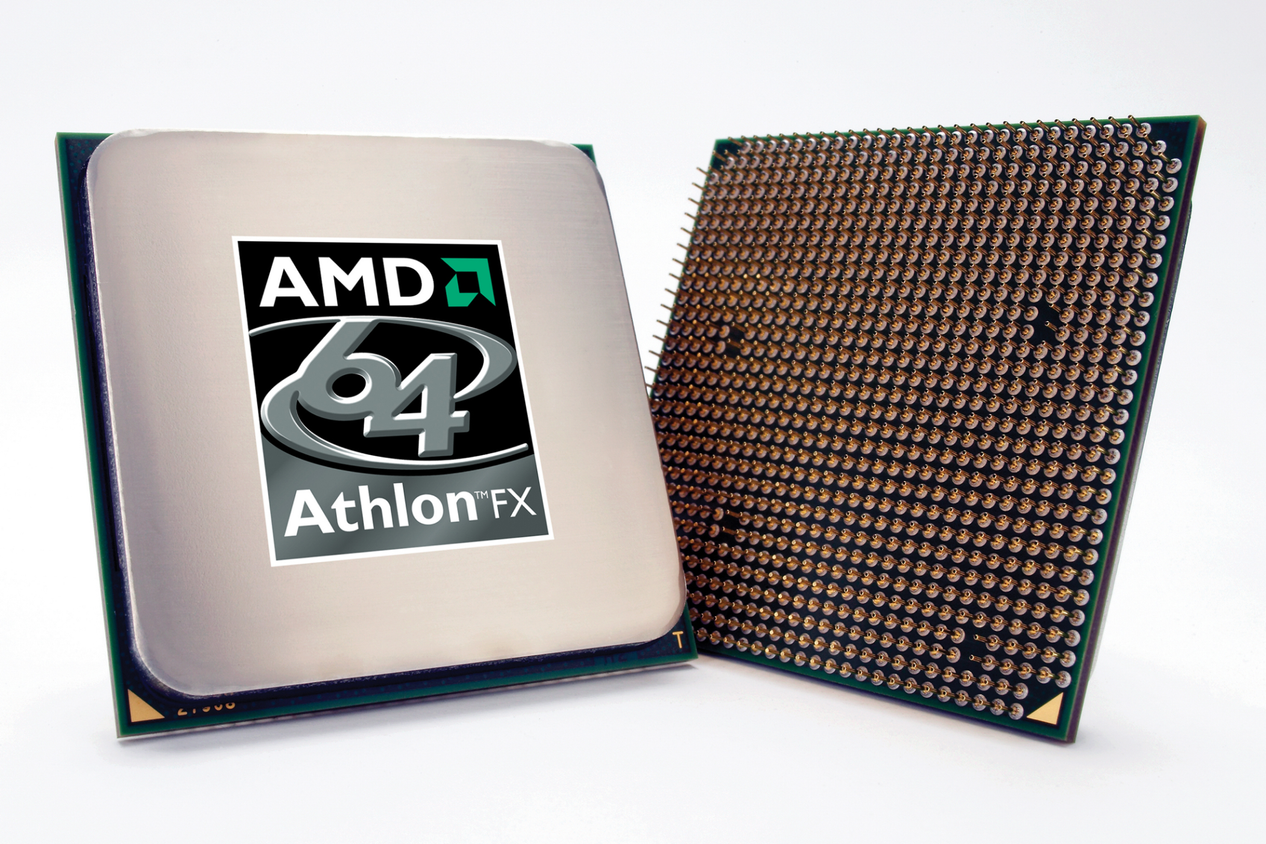 An AMD Athlon 64 FX CPU.