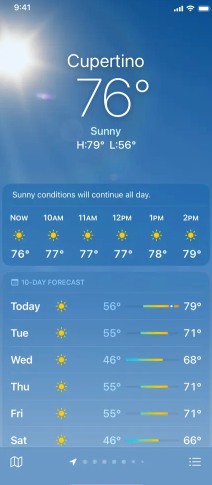 Apple-Weather-App-Screenshot-2