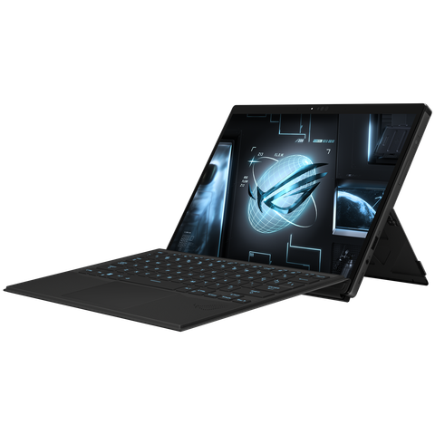Angled right-side view of the Asus ROG Flow Z13 2023