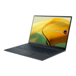 Angled front view of the Asus Zenbook 14X OLED