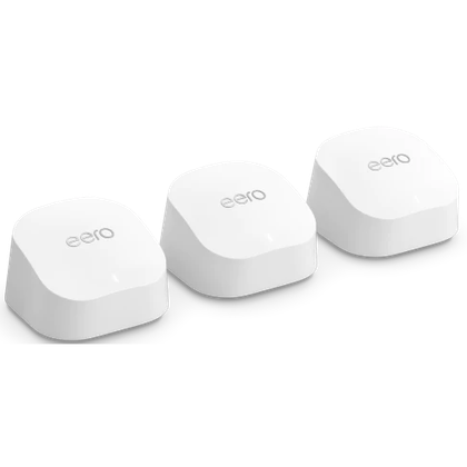 eero 6+ dual-band Wi-Fi 6 mesh routers three-pack