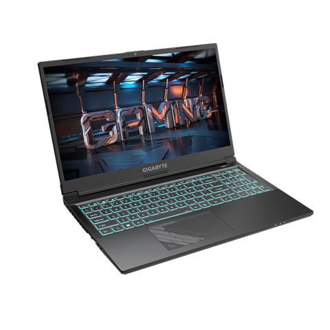 Angled view of the Gigabyte G5 2023