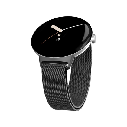 Hasdon Steel Mesh Loop for Pixel Watch on transparent background.