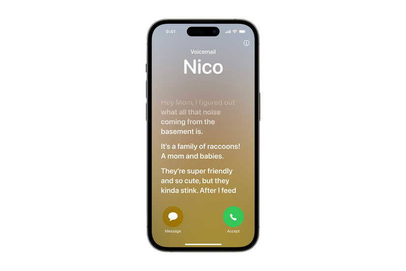 ios 17 live voicemail
