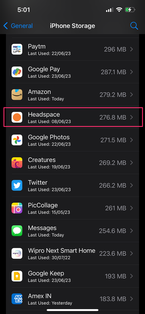 How to clear app cache on iPhone