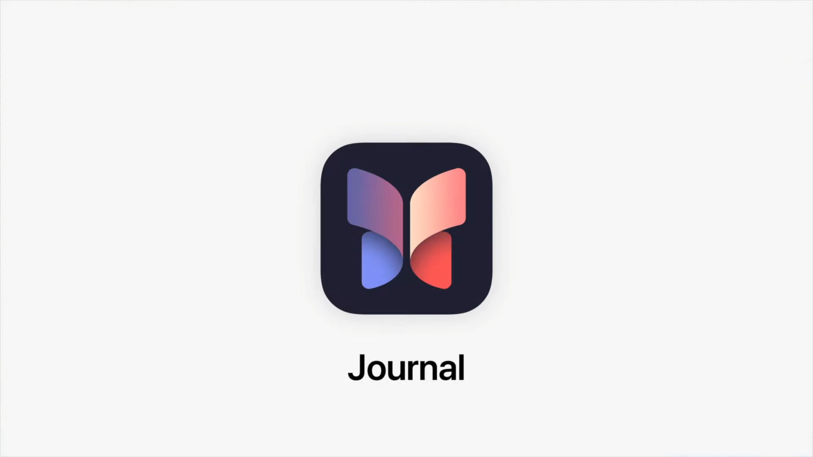 An image showing the logo of Apple's new Journal app that's headed to iOS 17.