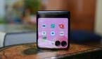 The Motorola Razr+ 2023's outside screen.