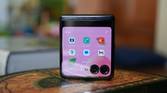 The Motorola Razr+ 2023's outside screen.