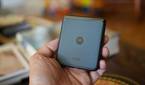 The Motorola Razr+'s back