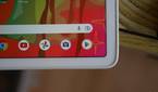 The case wraps around the tablet and provides a raised lip